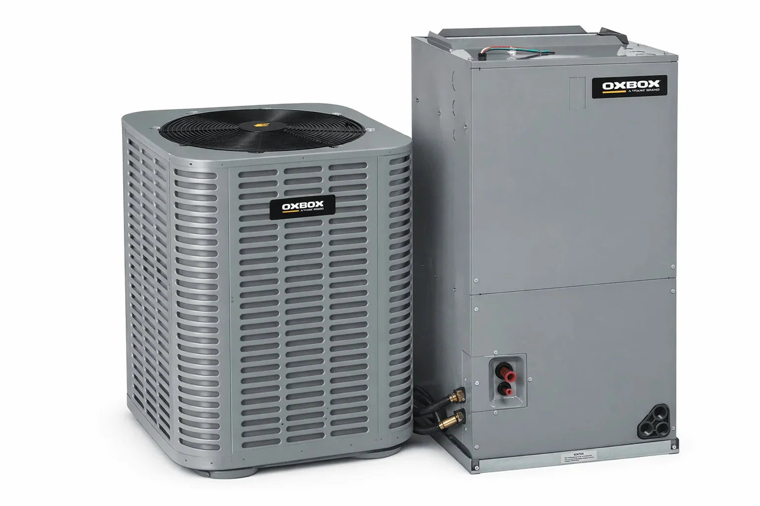 OXBOX BY TRANE 3 Ton 13.4 SEER2 Split-System Air Conditioner with Wall-Mount PSC Air Handler – J5AC3036A1000AA, 5JMM4A0B36S31SA OXBOX BY TRANE