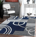 GLORY RUGS Area Rug Modern Soft Hand Carved Contemporary Floor Carpet with Premium Fluffy Texture for Indoor Living Dining Room and Bedroom Area (4x6, Red)