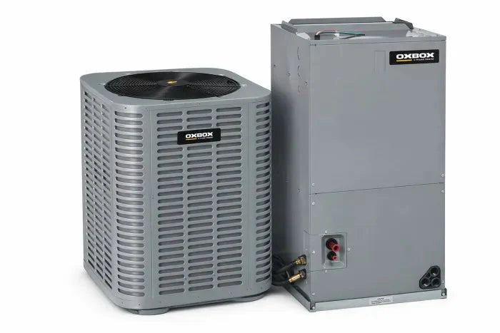 OXBOX BY TRANE 1.5 Ton Complete Split Air Conditioning System – J5AC3018A1000AA Condenser + 5JMM5A0A24M21SA Air Handler OXBOX BY TRANE
